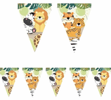 Festone Bandierina Safari nella Giungla 3mt