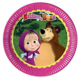 Piatto Grande Mashia e orso