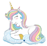 Palloncino in Foil 39" Super Shape Unicorno intero "Macaron Unicorn"