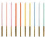 Candelina Stelo 14cm Multicolor Pastello