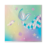 Tovagliolo Sirena "Mermaid Soft Rainbow" 20pz