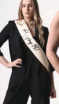 Fascia Premio Happy 18 "Elegant Milestone" 76cm