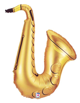 Palloncino in Foil 37" Super Shape Sax "Music"