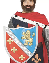 SCUDO CAVALIERE MEDIEVALE