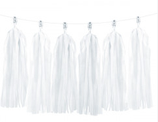 tassel garland BIANCA (12 pz 1,5 M)