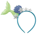 Cerchietto per Capelli con Coda da Sirena Verde Lime