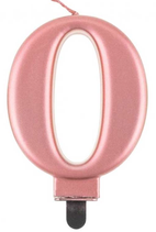 Candelina 8cm Rose Gold Metallizzato