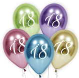 Palloncini in Lattice 12" Assortiti 18 Anni "Beauty & Charm" 5pz