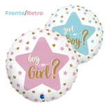 Palloncino in Foil 18" Boy or Girl? "Gender Reveal"