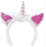 cerchietto unicorno iridescente