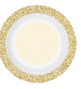 coordinato bianco e oro