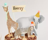 Party Animals Cake Toppers