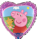 Palloncino in Foil 18" Peppa Pig Heart