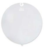 palloncino in lattice 31" toni del bianco /nero 1 pz