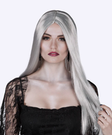 Parrucca di Halloween grigia