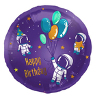 PALLONCINO HAPPY BIRTHDAY TEMA SPAZIO