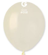 Palloncino in Lattice 5” Metallizzato 100pz avorio