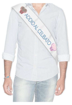 Fascia Futuro Sposo "Addio al Celibato" 168cm