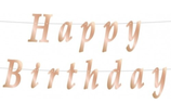 happy birthday rose gold