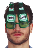 Occhiali Sagomati Bottiglia di Birra Verde "Beer"