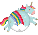 Palloncino in Foil 29" Roly Polies Unicorno