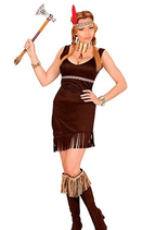 "INDIANA" (vestito, fascia per testa con piuma)