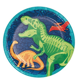 Piatto carta 23cm Dinosauro "Dino Dig" 8pz