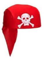 CAPPELLO DI STOFFA DA PIRATA