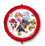 PALLONE MYLAR PAW PATROL & FRIENDS TONDO