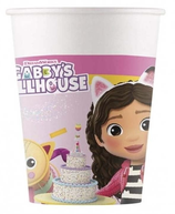 Bicchiere carta Gabby's Dollhouse 8pz