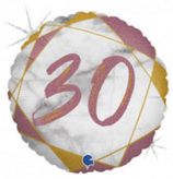 palloncino età effetto marmo rosa