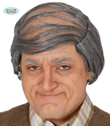 calotta con capelli grigi uomo vecchio
