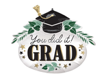 Palloncino in Foil 34" Super Shape Laurea "You Did It Ivy Grad"