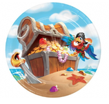 PIATTINI PIRATI 18CM - 8 PZ.