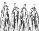 tassel garland argento