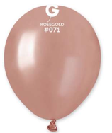 PALLONCINO IN LATTICE 5” METALLIZZATO 100PZ toni del rosa