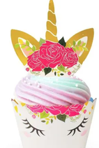 Pirottini per muffin a forma di unicorno 12 pz