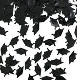 Confetti in Plastica Sagomati Tocco Laurea Nero 14gr