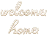 Palloncino in Foil 16" Sagomato Benvenuto a Casa "Welcome Home"