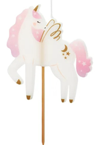 Candelina sagomata Unicorno "Unicorn"
