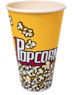 6 bicchieri per popcorn