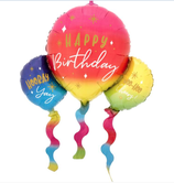 Palloncino in Foil 36" Super Shape Palloncini Happy Birthday "Birthday Fun Balloons"