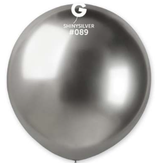 PALLONCINO IN LATTICE 19" SHINY 25PZ argento