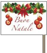 50 Bandierine Buon Natale Per Aperitivo