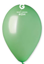 PALLONCINO IN LATTICE 12” METALLIZZATO 50PZ mint green