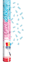 Cannon Sparacoriandoli Celeste "Gender Reveal" 30cm