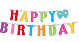 Festone Happy Birthday Multicolor 1,6mt