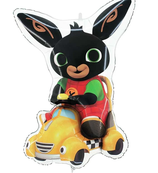 Palloncino in Foil 39" Bing sul Taxi "Bing and Talkie Taxi"