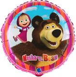 Palloncino in Foil 18" Masha & Orso