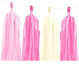 Tassel Garland Mix Rose 12pz
